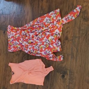 Express body suit and dress (xs/2)